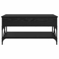 Tavolino da salotto Rovere Nero 100 x 50 x 50 cm 883043