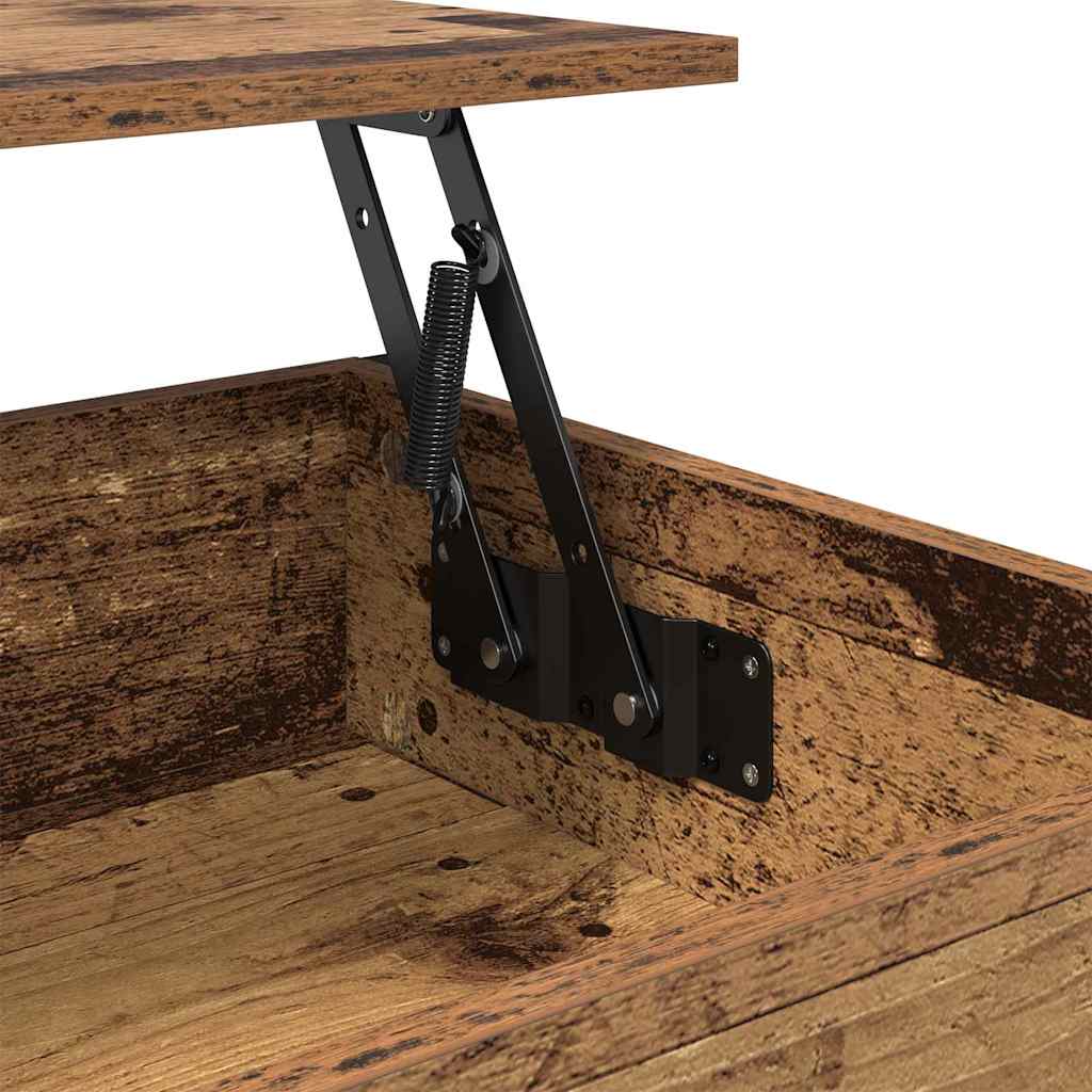 Tavolino da caffè Legno vecchio 70x50x50cm Legno ingegnerizzato 883048