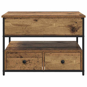 Tavolino da caffè Legno vecchio 70x50x50cm Legno ingegnerizzato 883048