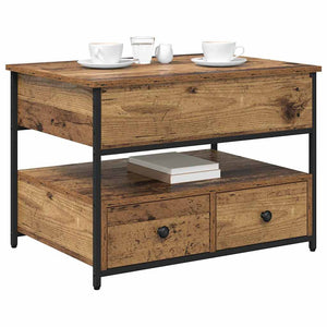 Tavolino da caffè Legno vecchio 70x50x50cm Legno ingegnerizzato 883048