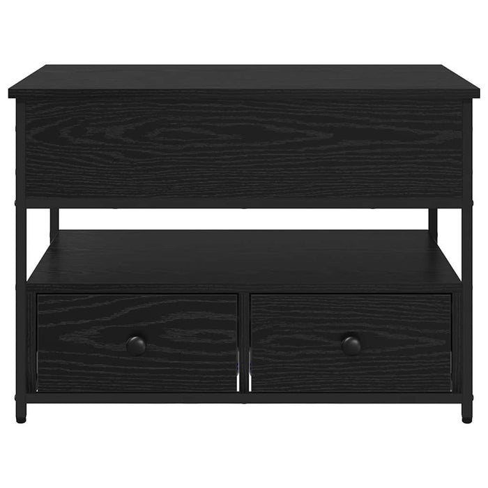 Tavolino da caffè Rovere nero 70x50x50cm Legno ingegnerizzato 883050