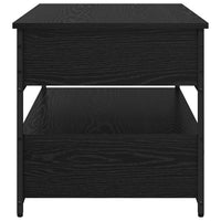 Tavolino da caffè Rovere nero 70x50x50cm Legno ingegnerizzato 883050