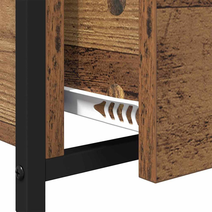 Tavolino da salotto con cassetto Legno vecchio 85 x 50 x 50 cm 883055