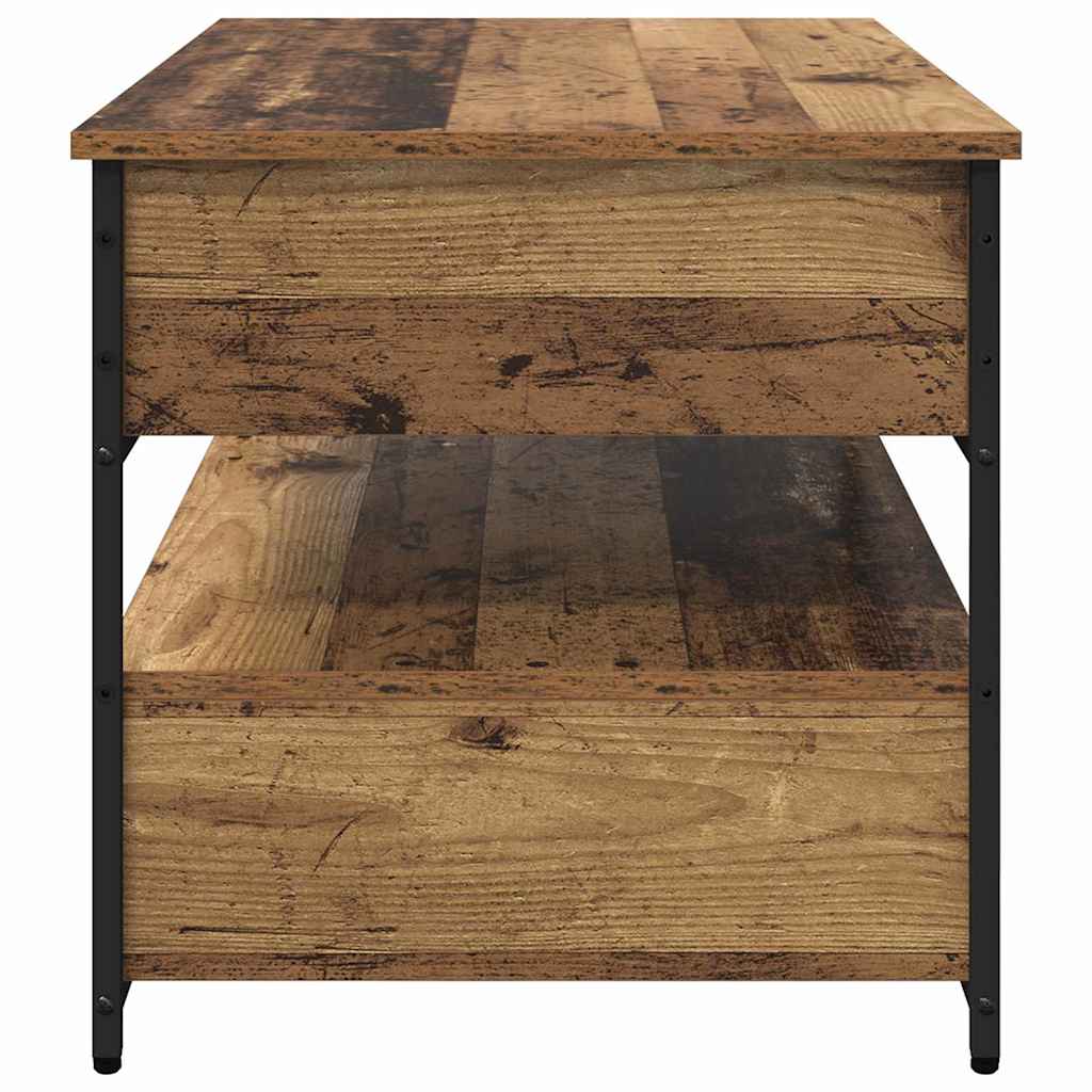 Tavolino da salotto con cassetto Legno vecchio 85 x 50 x 50 cm 883055