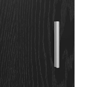 Credenza Rovere Nero 59 x 39 x 80 cm Legno multistrato 883066