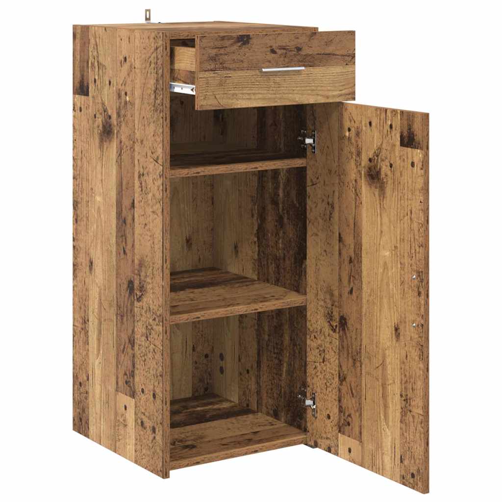 Credenza rovere artigianale 42,5 x 40 x 93 cm Legno multistrato 883139