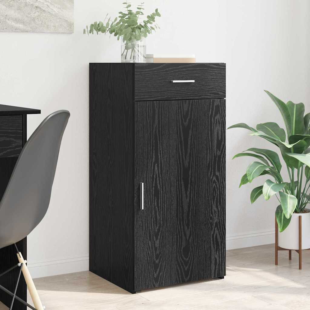 Credenza Rovere nero 42,5 x 40 x 93 cm Legno multistrato 883149