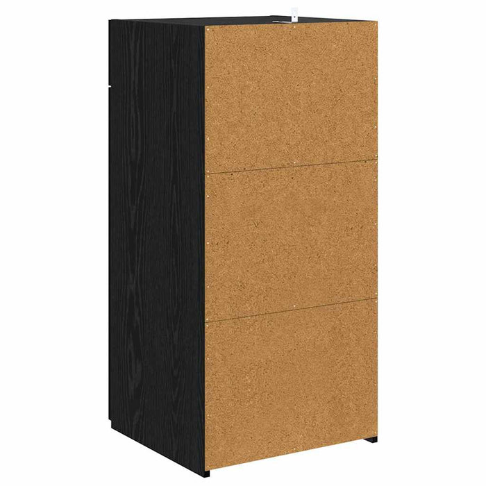 Credenza Rovere nero 42,5 x 40 x 93 cm Legno multistrato 883149