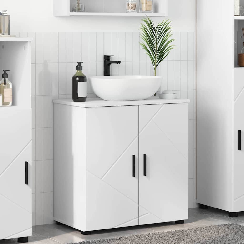 Mobile da Bagno Bianco 61 x 35 x 64 cm Legno multistrato 883284