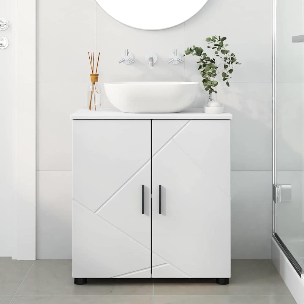 Mobile da Bagno Bianco 61 x 35 x 64 cm Legno multistrato 883284