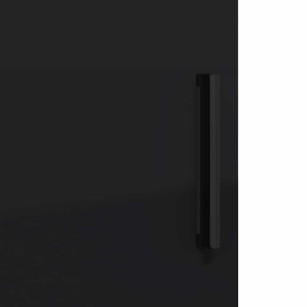 Mobile da Bagno Nero 61 x 35 x 64 cm Legno multistrato 883285