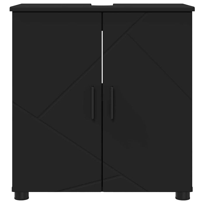 Mobile da Bagno Nero 61 x 35 x 64 cm Legno multistrato 883285