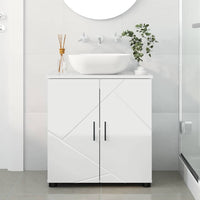 Mobile da Bagno Bianco lucido 61 x 35 x 64 cm Legno multistrato 883288