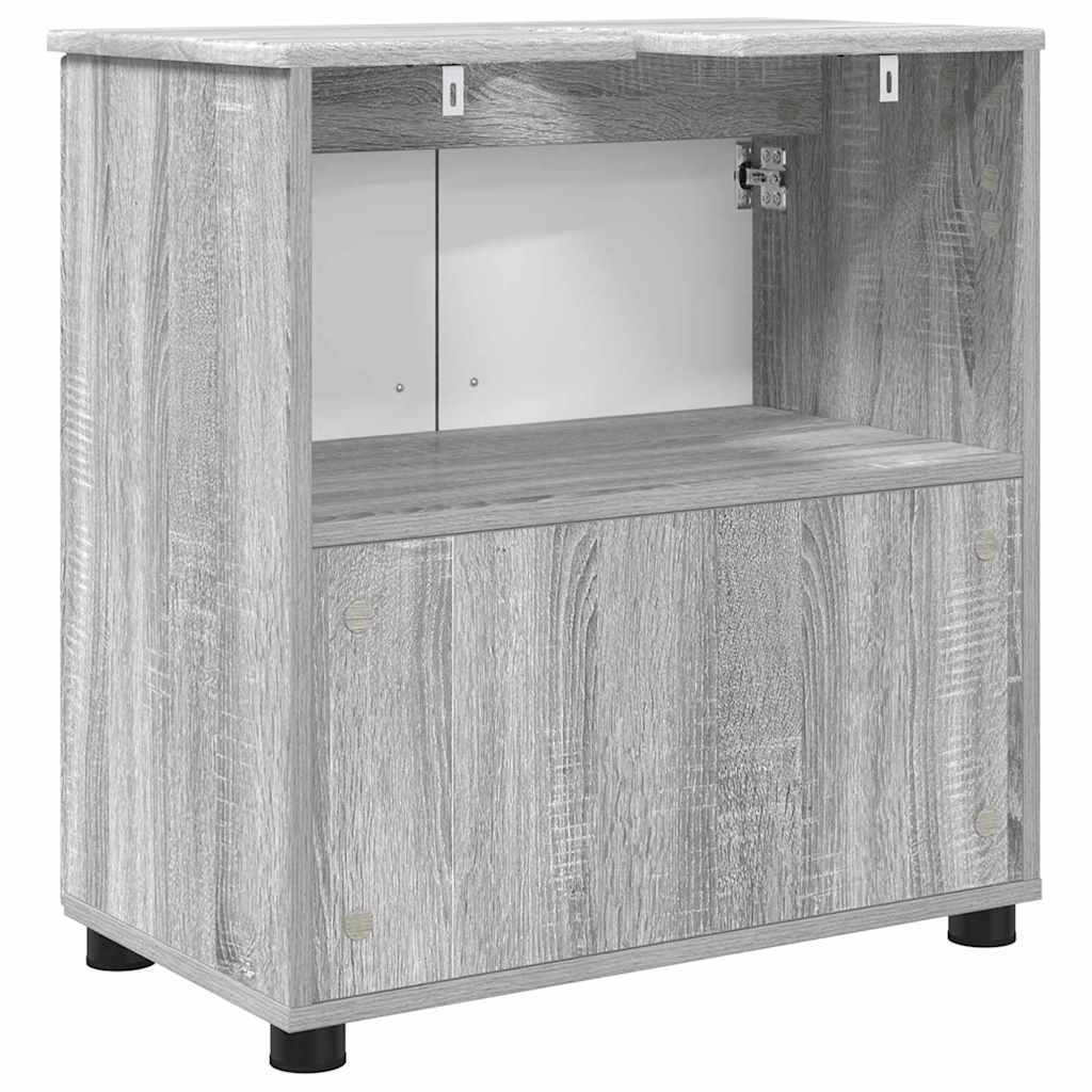 Mobile da Bagno Grigio sonoma 61 x 35 x 64 cm Legno multistrato 883290