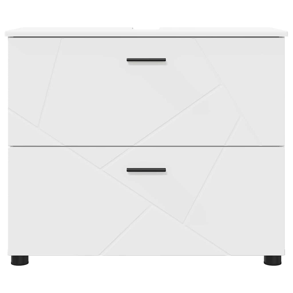 Mobile da Bagno Bianco 76.5 x 35 x 64 cm Legno multistrato 883294