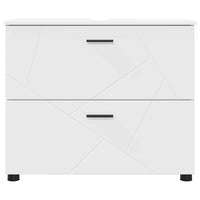 Mobile da Bagno Bianco 76.5 x 35 x 64 cm Legno multistrato 883294