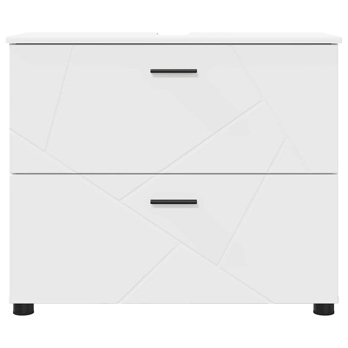 Mobile da Bagno Bianco 76.5 x 35 x 64 cm Legno multistrato 883294