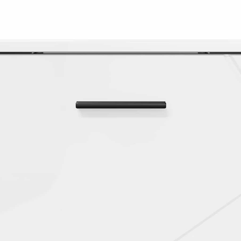 Mobile da Bagno con cassetto Bianco lucido 76.5 x 35 x 64 cm 883298