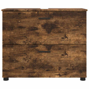 Mobile da Bagno Rovere fumo 76.5 x 35 x 64 cm Legno multistrato 883299