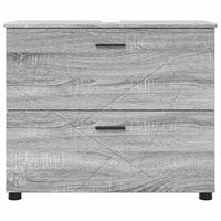 Mobile da Bagno con cassetto Grigio sonoma 76.5 x 35 x 64 cm 883300