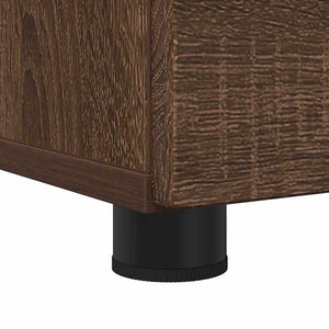 Mobile da Bagno con cassetto Rovere marrone 76.5 x 35 x 64 cm 883301