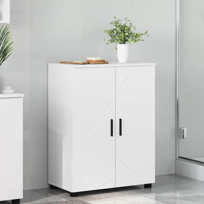 Mobile da Bagno Bianco 60 x 35 x 80 cm Legno multistrato 883304