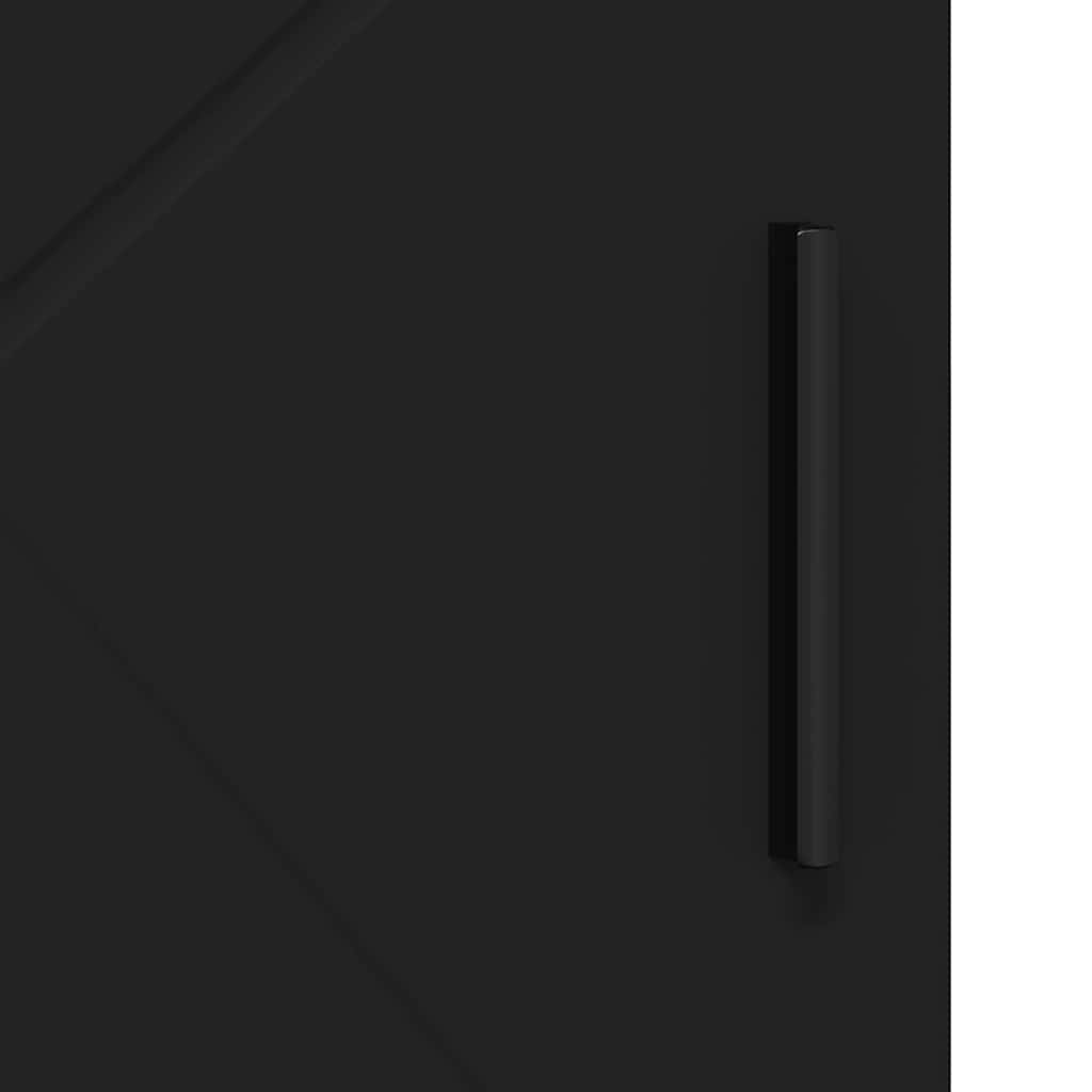 Mobile da Bagno Nero 60 x 35 x 80 cm Legno multistrato 883305