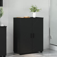 Mobile da Bagno Nero 60 x 35 x 80 cm Legno multistrato 883305