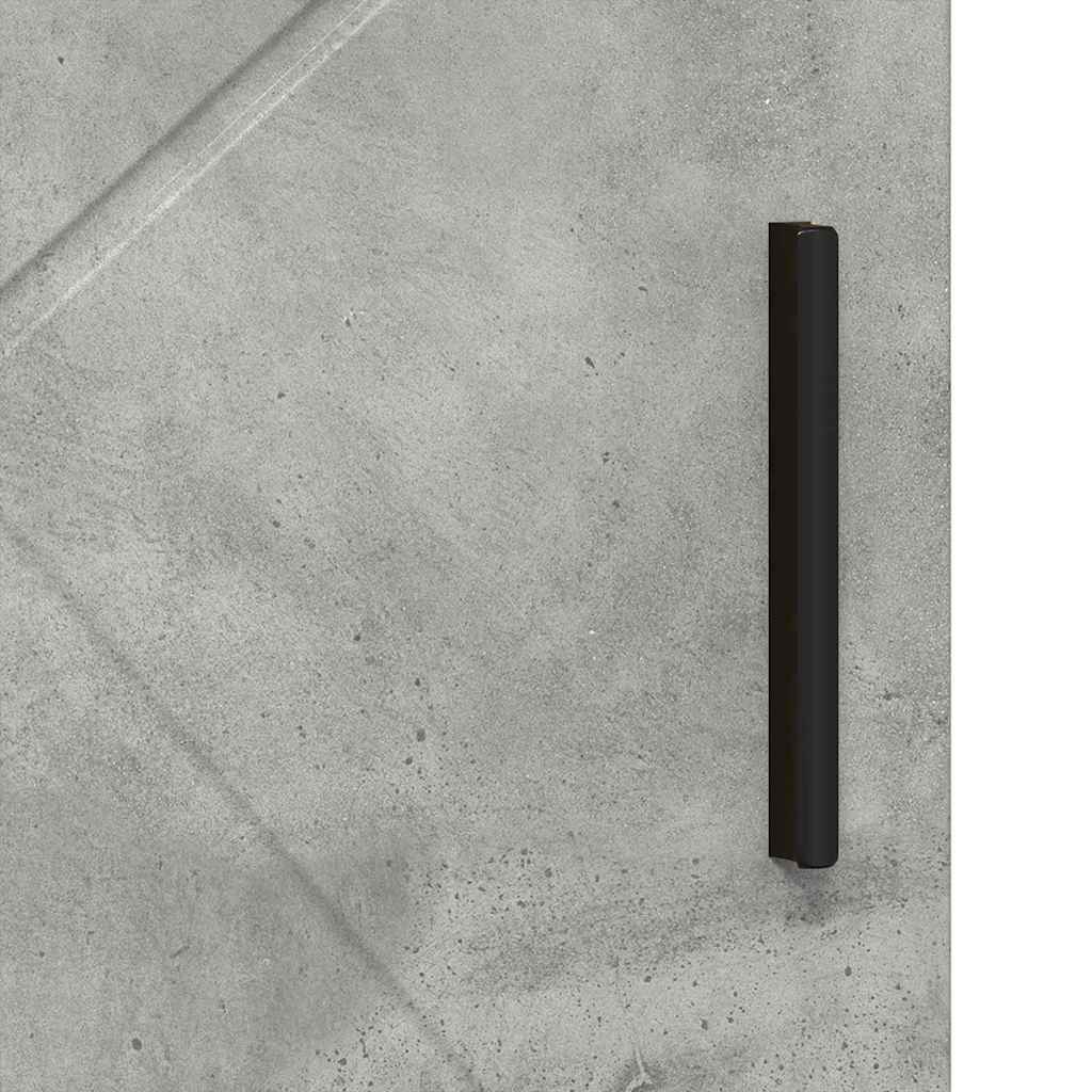 Mobile da Bagno con lo scaffale Grigio cemento 60 x 35 x 80 cm 883307