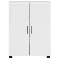 Mobile da Bagno Bianco lucido 60 x 35 x 80 cm Legno multistrato 883308