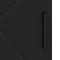 Mobile da Bagno Nero 30 x 35 x 95 cm Legno multistrato 883315