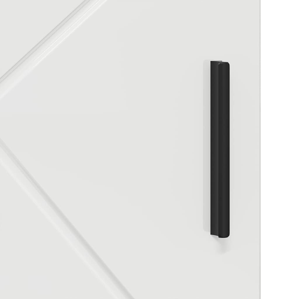 Mobile da Bagno Bianco lucido 30 x 35 x 95 cm Legno multistrato 883318