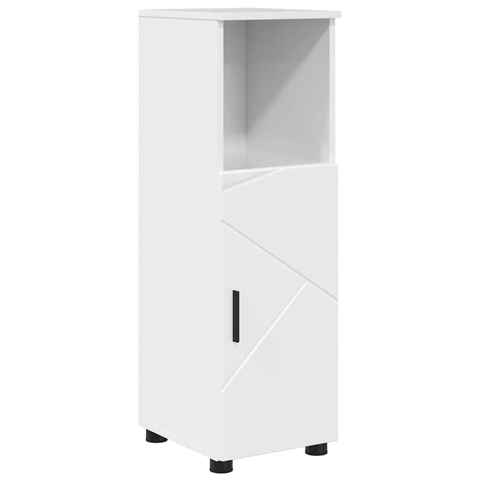 Mobile da Bagno Bianco lucido 30 x 35 x 95 cm Legno multistrato 883318