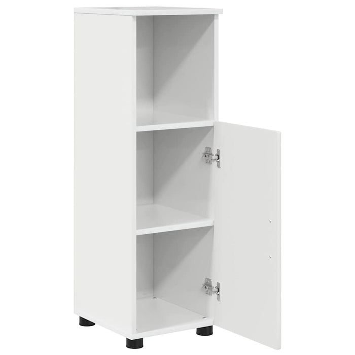 Mobile da Bagno Bianco lucido 30 x 35 x 95 cm Legno multistrato 883318