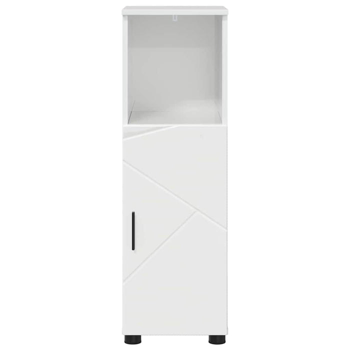 Mobile da Bagno Bianco lucido 30 x 35 x 95 cm Legno multistrato 883318