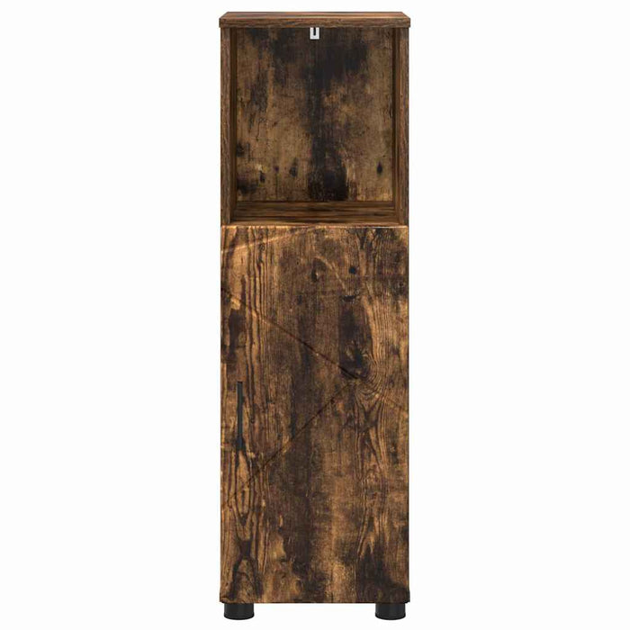 Mobile da Bagno Rovere fumo 30 x 35 x 95 cm Legno multistrato 883319