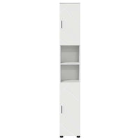 Mobiletto bagno alto Bianco 30 x 35 x 192 cm Legno multistrato 883334