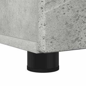 Mobiletto bagno alto con porta Grigio cemento 30 x 35 x 192 cm 883337