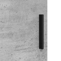 Mobiletto bagno alto con porta Grigio cemento 30 x 35 x 192 cm 883337