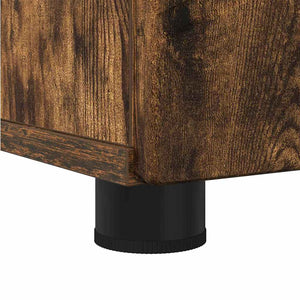 Mobiletto bagno alto con porta Rovere fumo 30 x 35 x 192 cm 883339