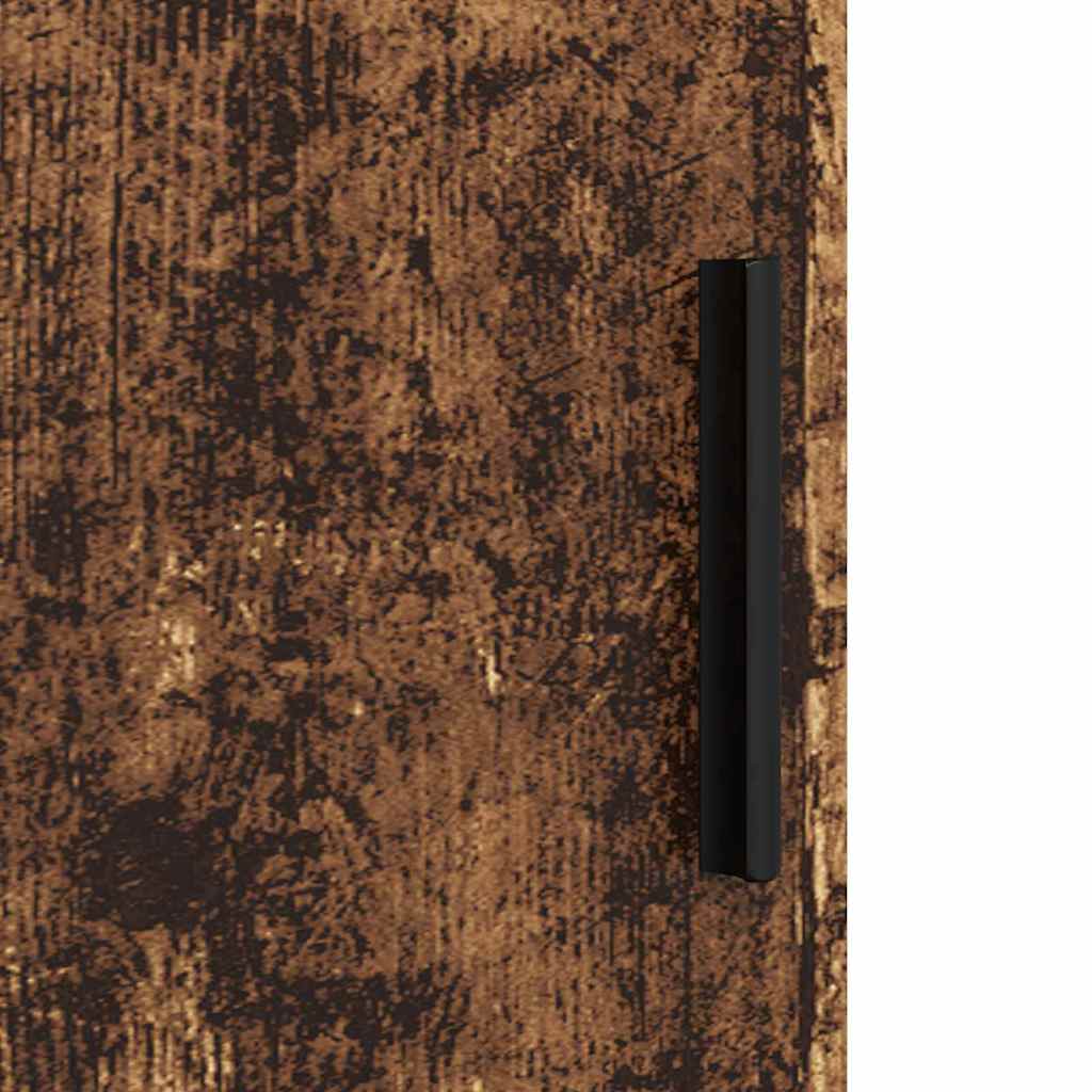 Mobiletto bagno alto con porta Legno vecchio 30 x 35 x 192 cm 883342