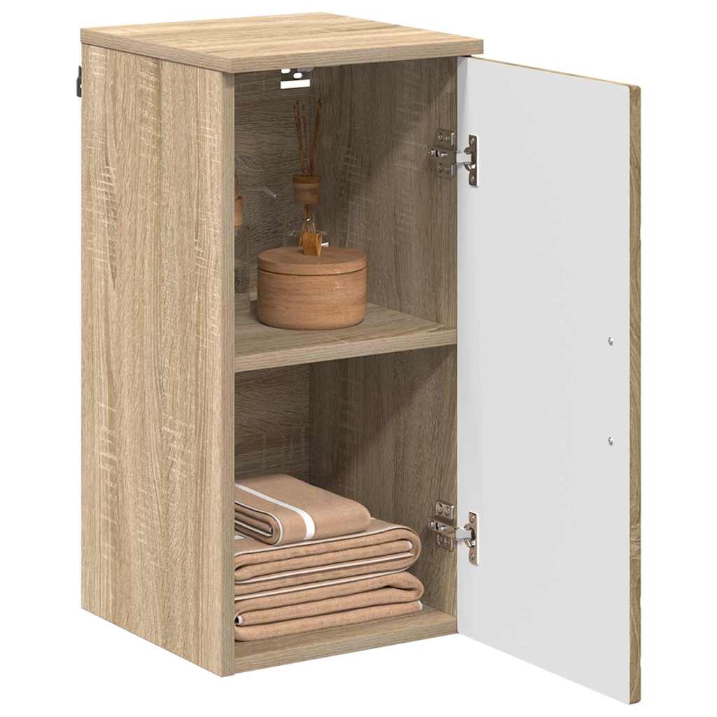 Mobile da Bagno con porta rovere sonoma 30 x 31.5 x 61 cm 883346