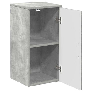 Mobile da Bagno con porta Grigio cemento 30 x 31.5 x 61 cm 883347