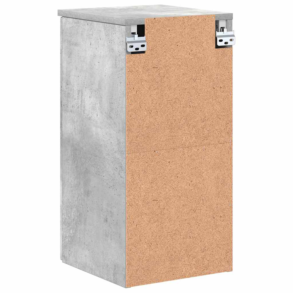 Mobile da Bagno con porta Grigio cemento 30 x 31.5 x 61 cm 883347