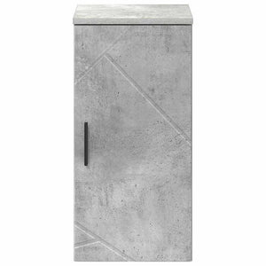 Mobile da Bagno con porta Grigio cemento 30 x 31.5 x 61 cm 883347