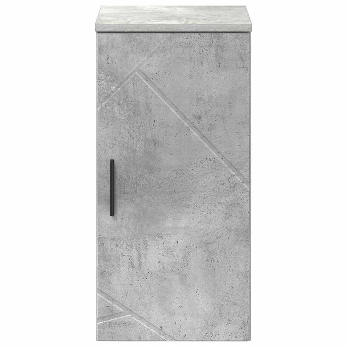 Mobile da Bagno con porta Grigio cemento 30 x 31.5 x 61 cm 883347