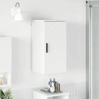 Mobile da Bagno con porta Bianco lucido 30 x 31.5 x 61 cm 883348