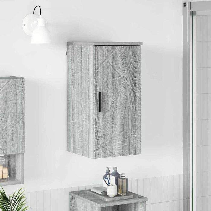 Mobile da Bagno con porta Grigio sonoma 30 x 31.5 x 61 cm 883350