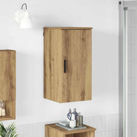 Mobile da Bagno con porta rovere artigianale 30 x 31.5 x 61 cm 883353