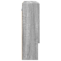 Mobiletto per specchio da bagno Grigio sonoma 80 x 17 x 55 cm 883360